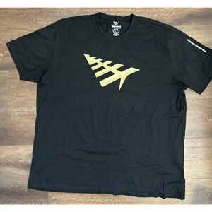 Paper Planes Black Men's T-Shirt Logo Graphic Tee Size 3XL